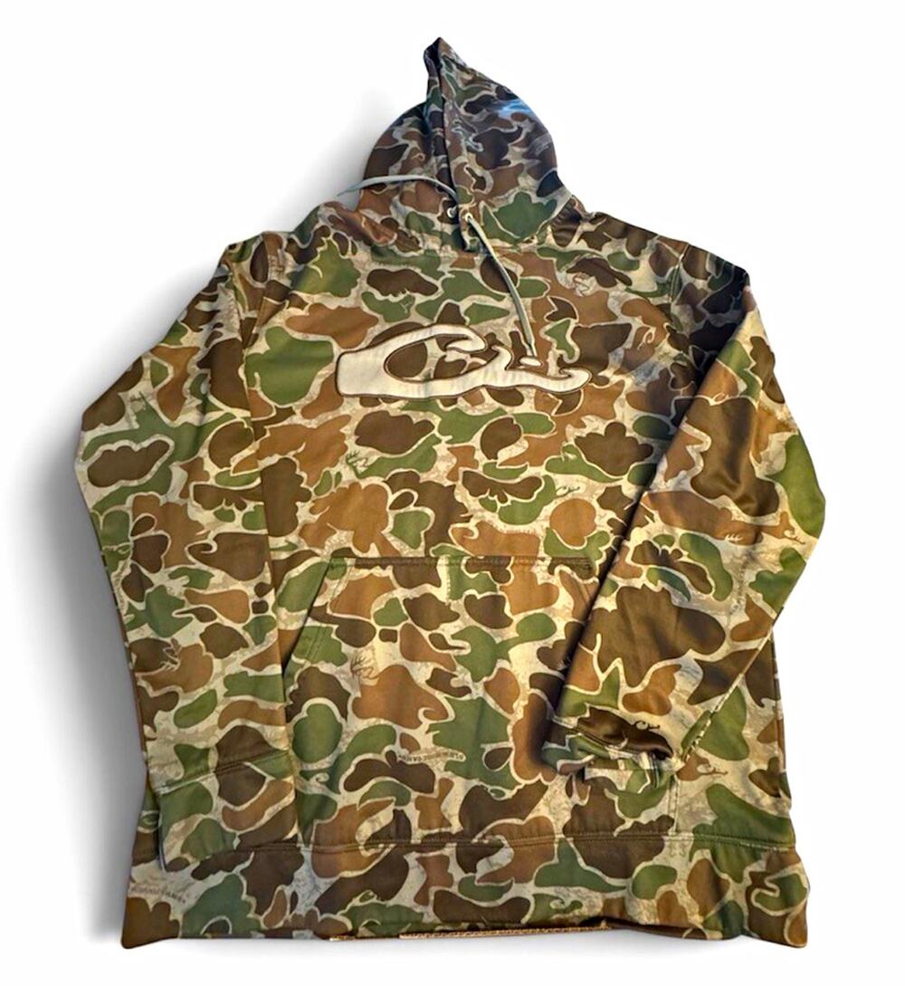 Drake Waterfowl Systems Camo Fleece Pullover Hoodie w/ Pockets Men's M